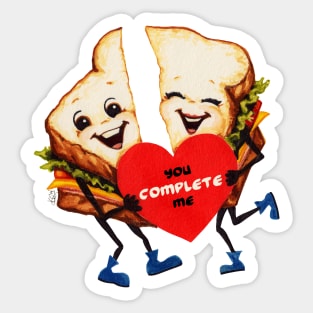 Valentine Sandwich Sticker